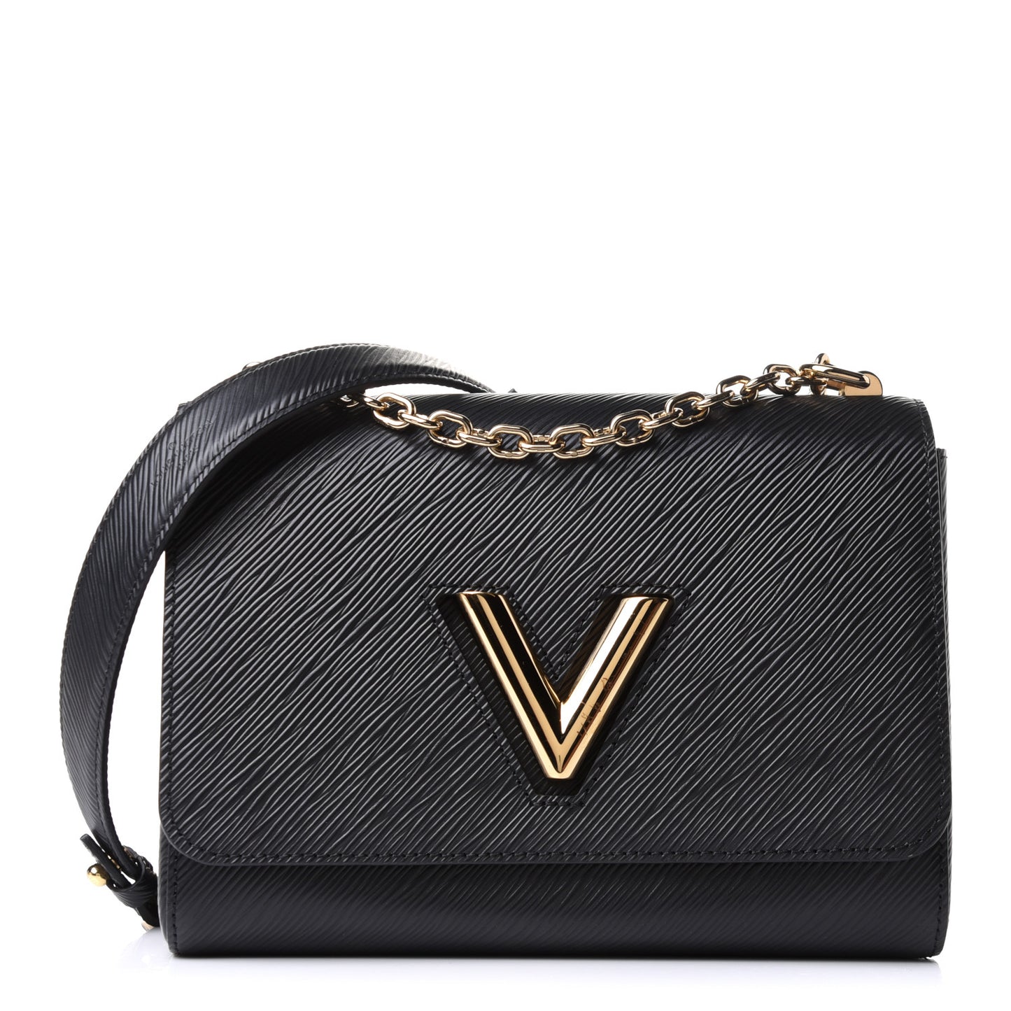 Epi Twist Shoulder Bag MM Black