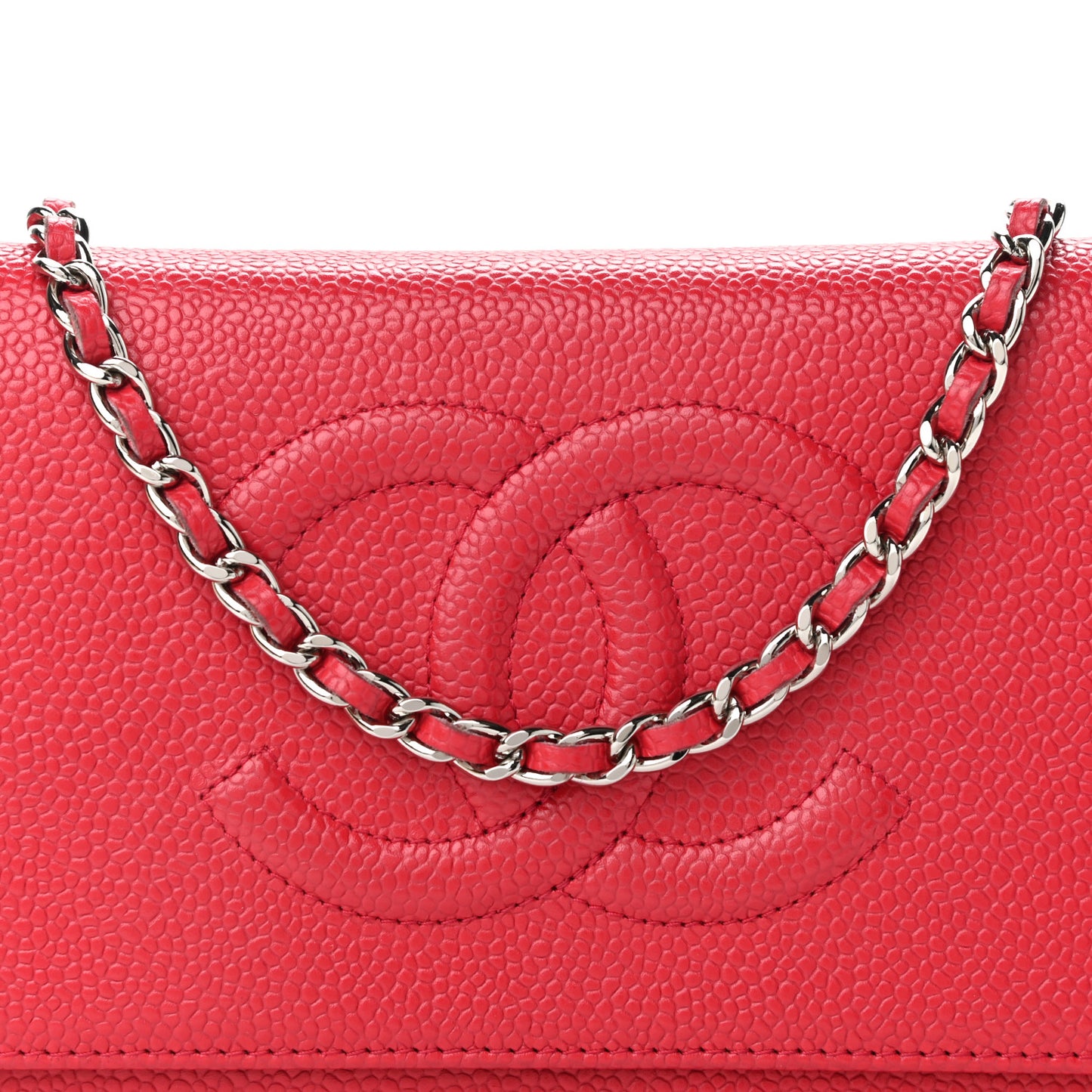 Caviar Timeless CC Wallet On Chain WOC Dark Pink