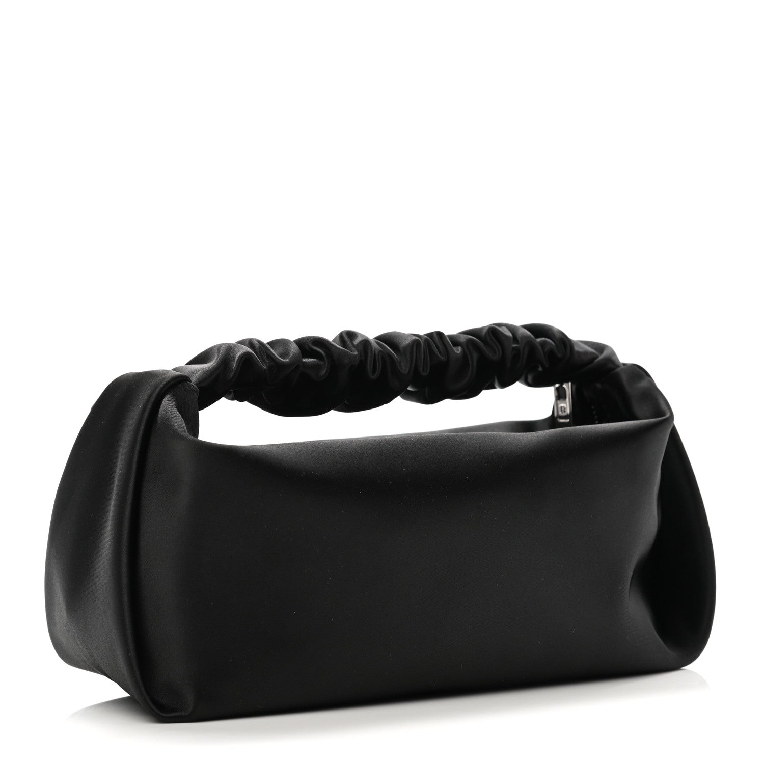 Alexander Wang Satin Mini Scrunchie Bag Black 2 of 5