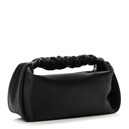 Alexander Wang Satin Mini Scrunchie Bag Black 2 of 5