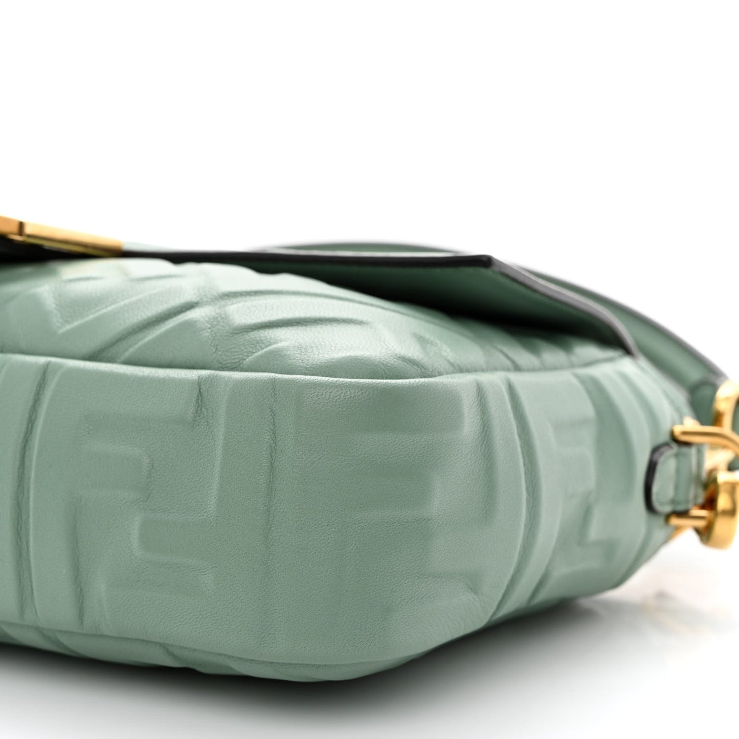 Nappa FF 1974 Embossed Baguette Menta