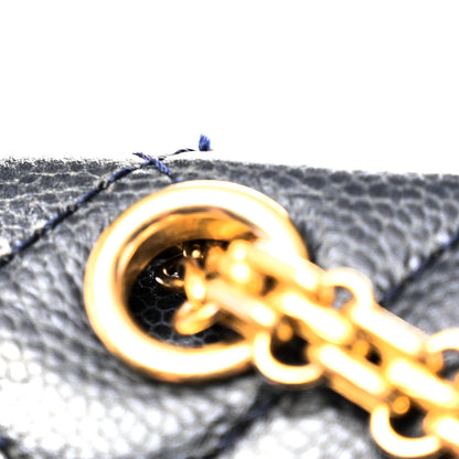 Chanel Caviar Quilted 2.55 Reissue 226 Flap Navy Blue 12 of 12