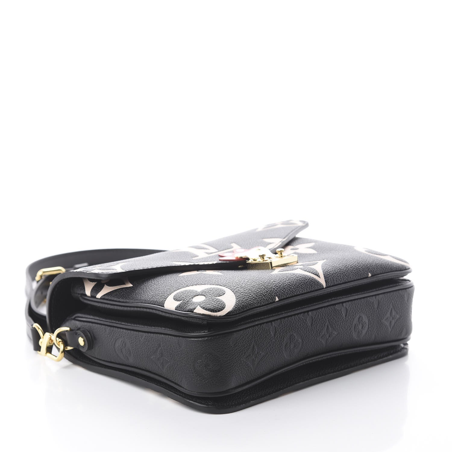 Louis Vuitton Empreinte Monogram Giant Crafty Pochette Metis Black Creme 3 of 7