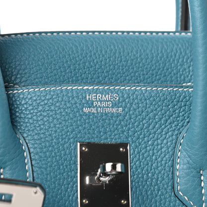 Hermes Togo Birkin 35 Blue Jean 6 of 10