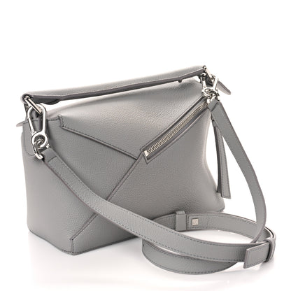 Loewe Calfskin Small Puzzle Bag Pearl Grey 3 of 9