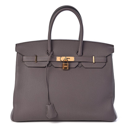 Hermes Togo Birkin 35 Etain 1 of 30