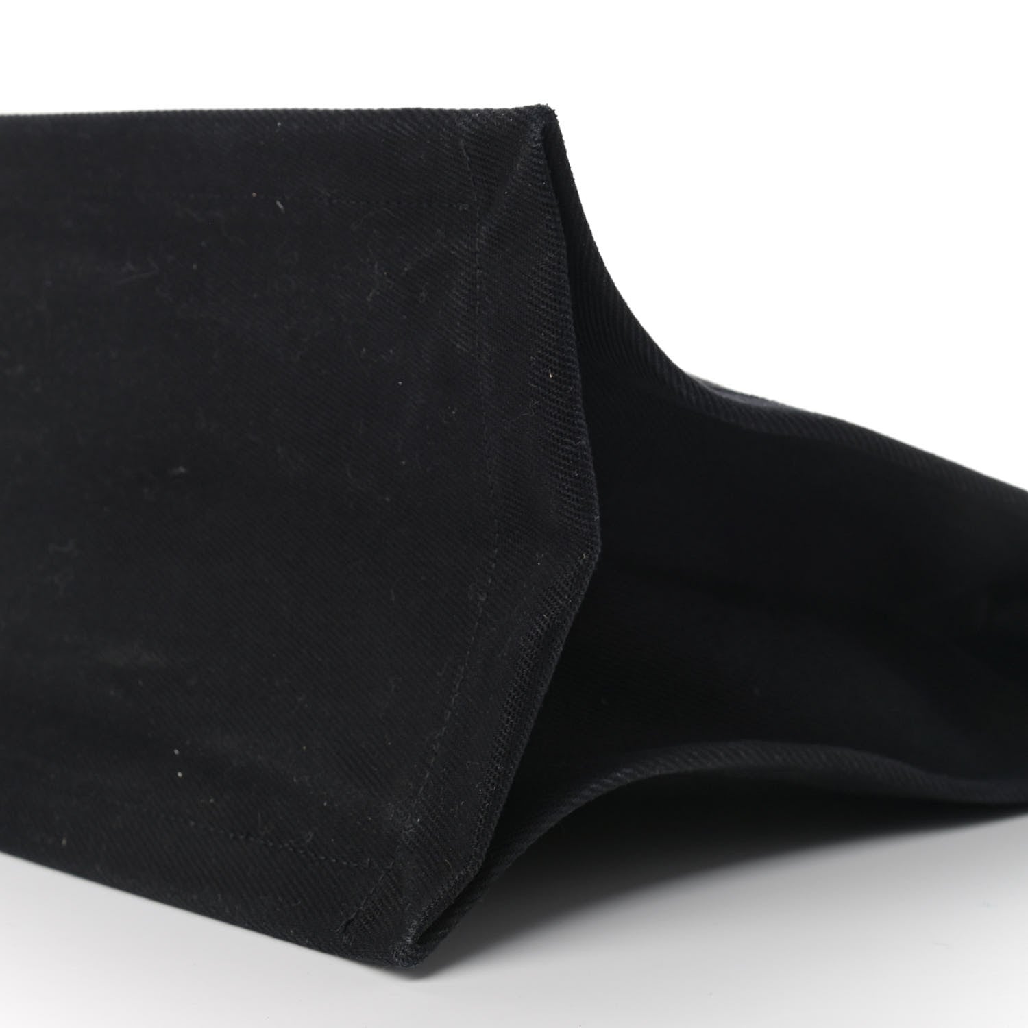 Saint Laurent Linen Calfskin Rive Gauche Tote Black 9 of 10