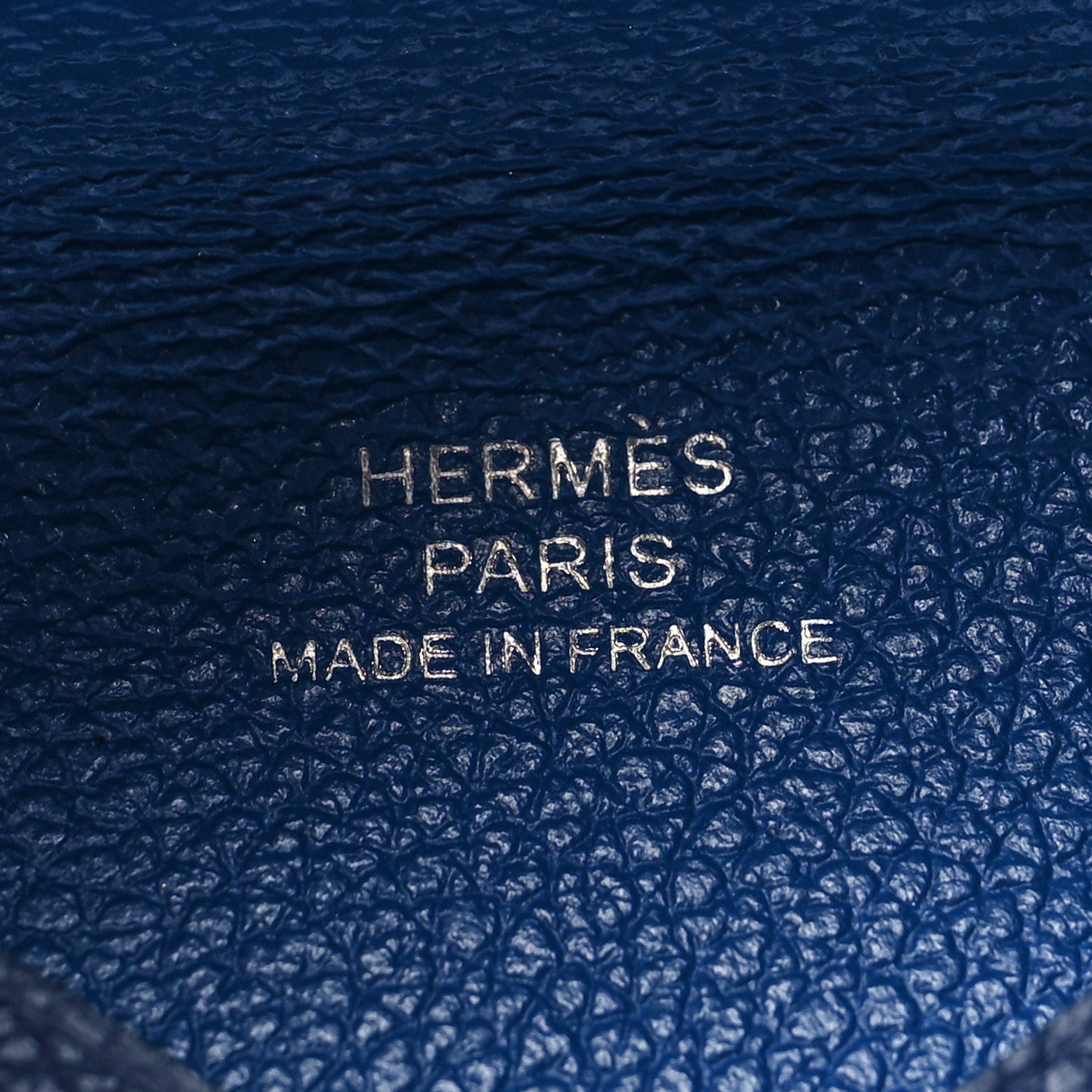 Hermes Evercolor Verso Calvi Card Case Bleu Saphir Bleu France 8 of 13