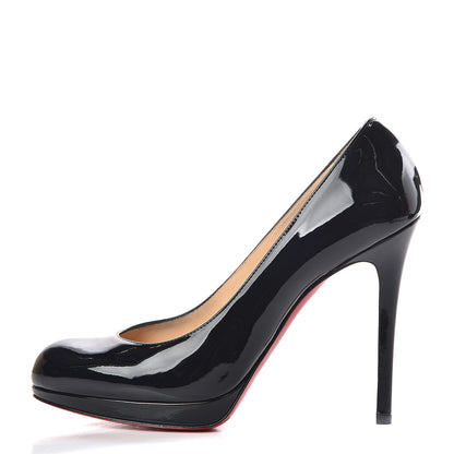 Christian Louboutin Patent New Simple 120 Pumps 37.5 Black 1 of 14