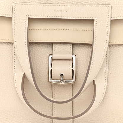 Hermes Taurillon Clemence Halzan 31 GM Craie 10 of 15