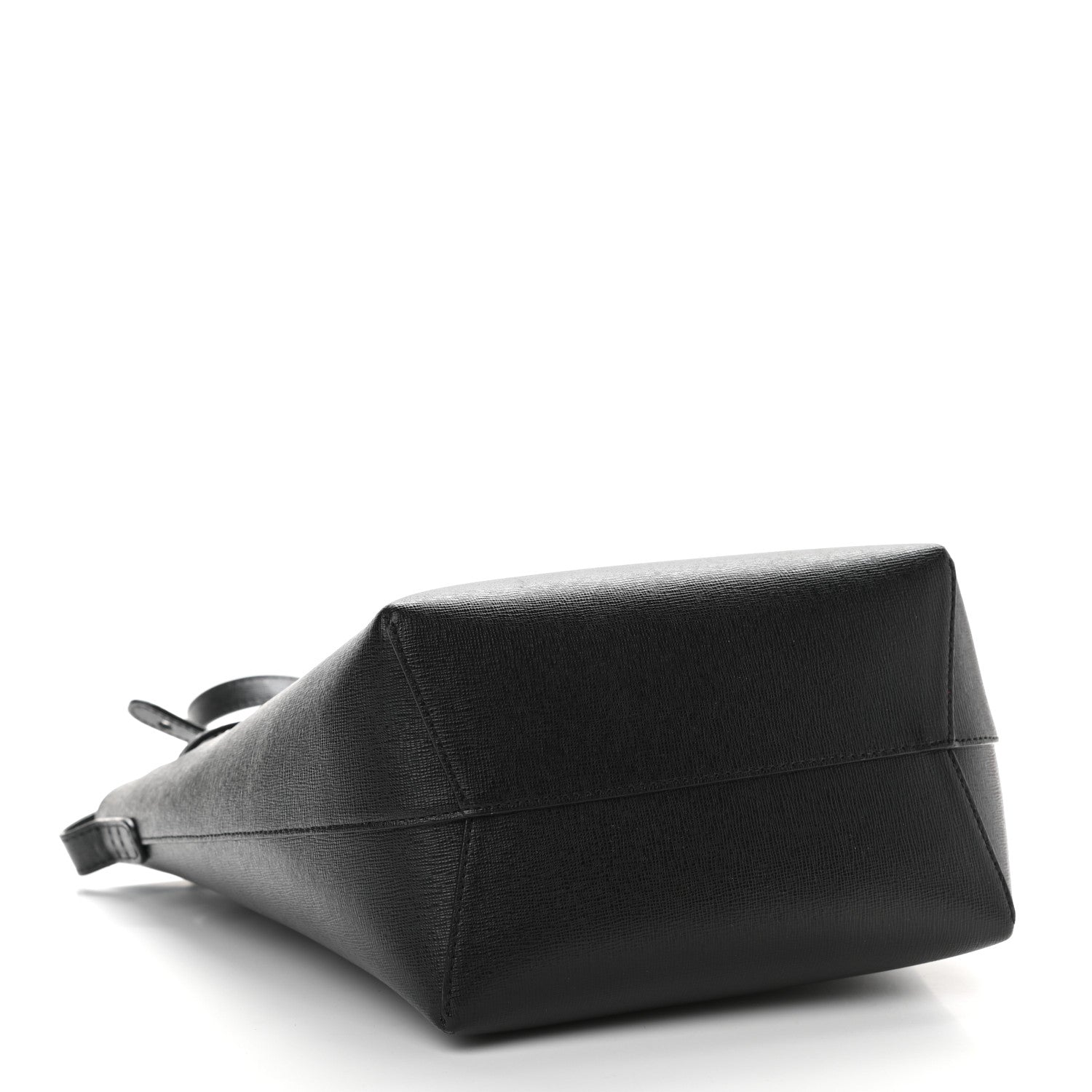 Mansur Gavriel Saffiano Mini Bucket Bag Black Flamma 4 of 10