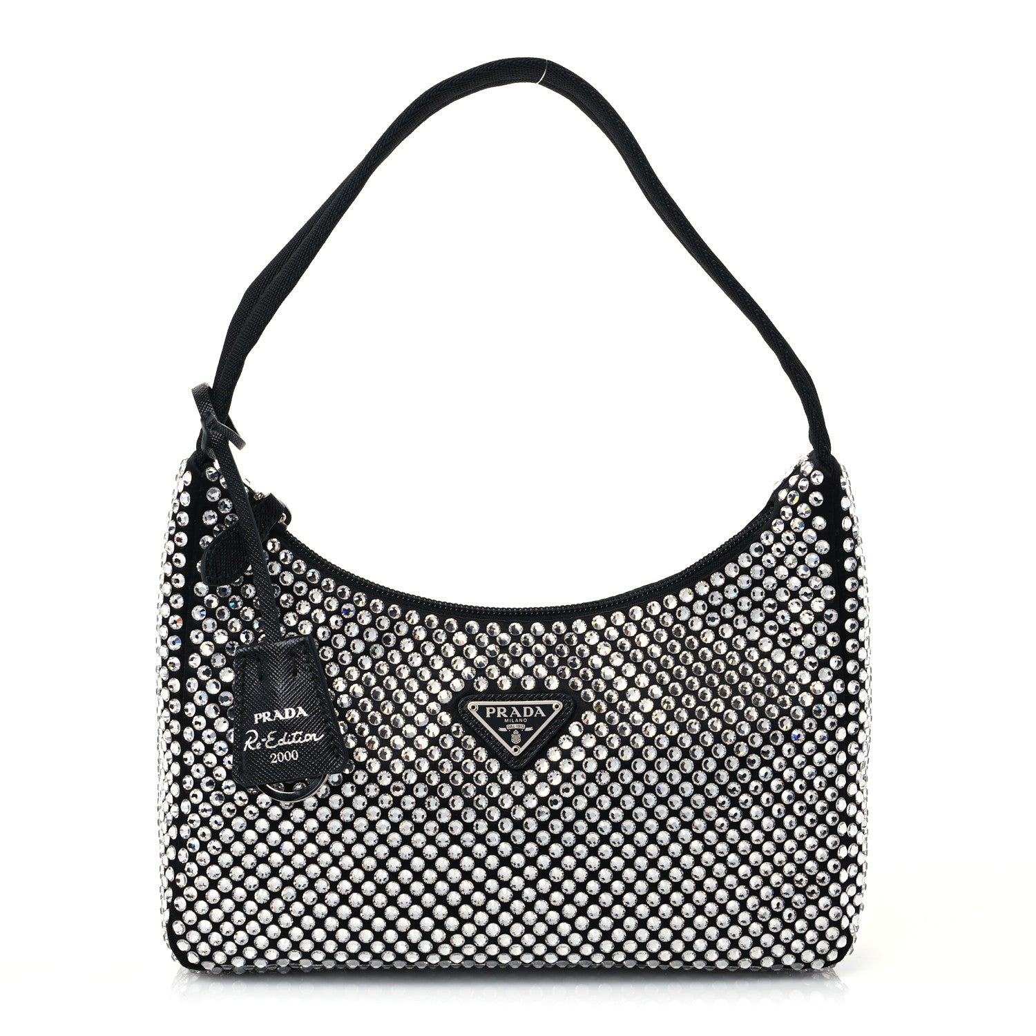 Prada Satin Crystal Mini Re-Edition 2000 Bag Cristal 1 of 8