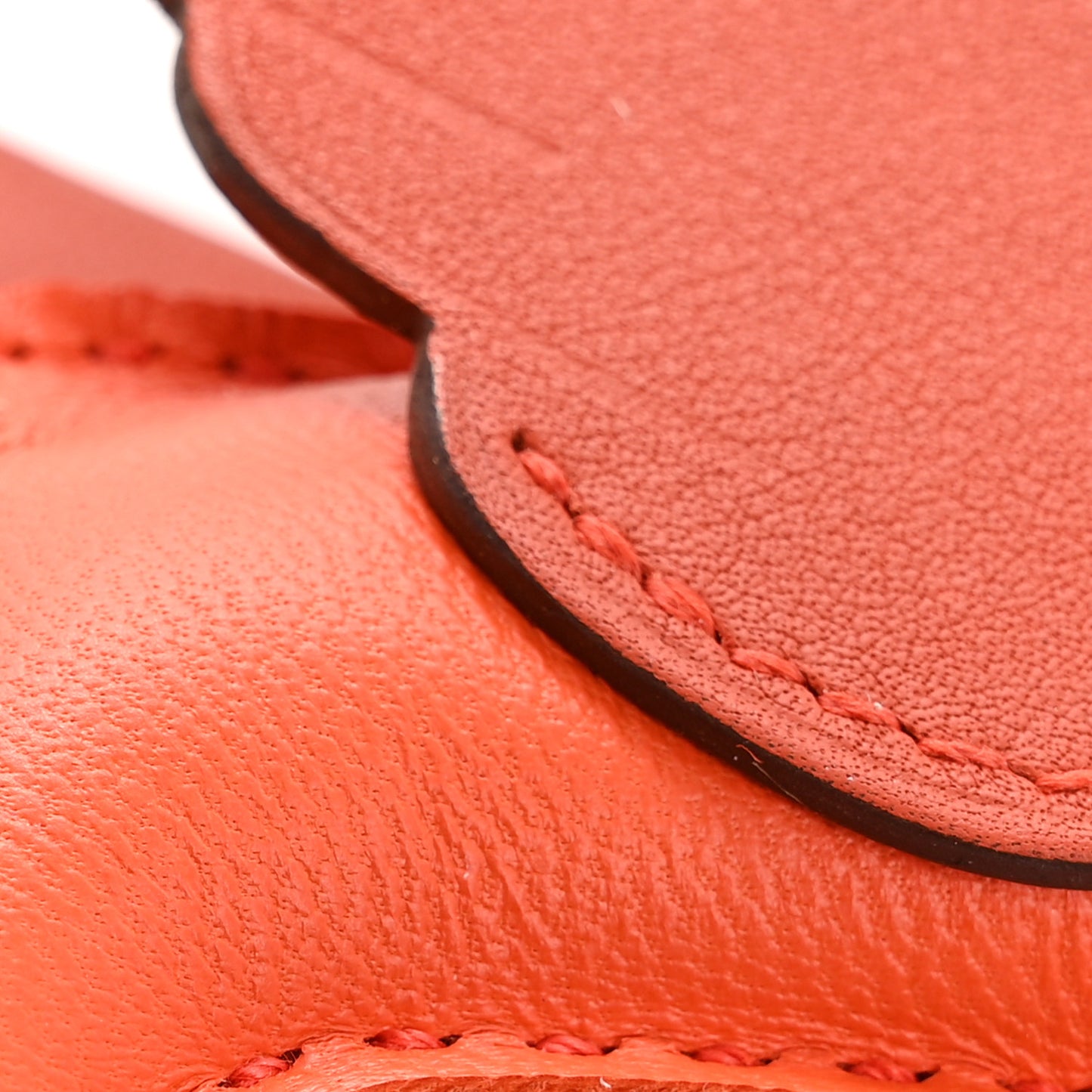 Milo Lambskin Grigri Rodeo Pegase Horse Bag Charm PM Orange Poppy Craie Terre Battue