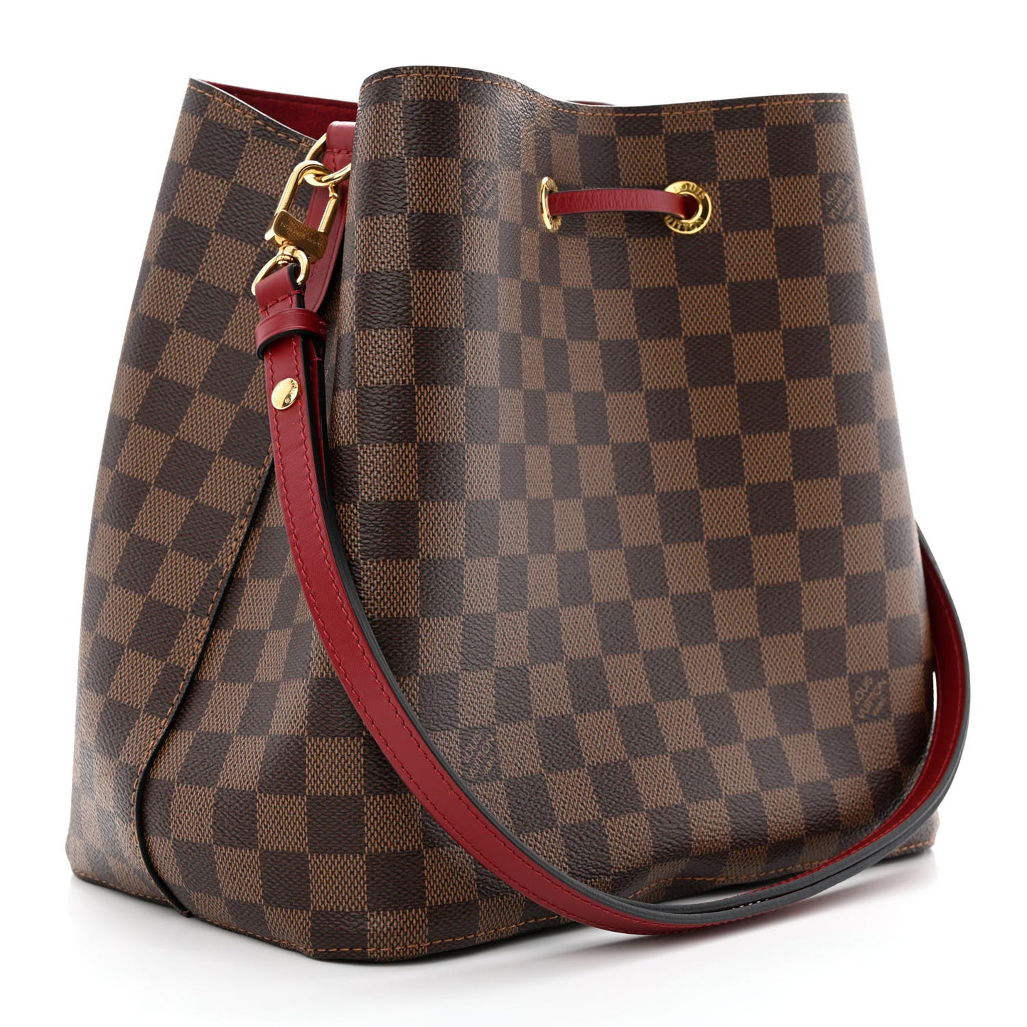 Damier Ebene Neonoe MM Cherry Berry
