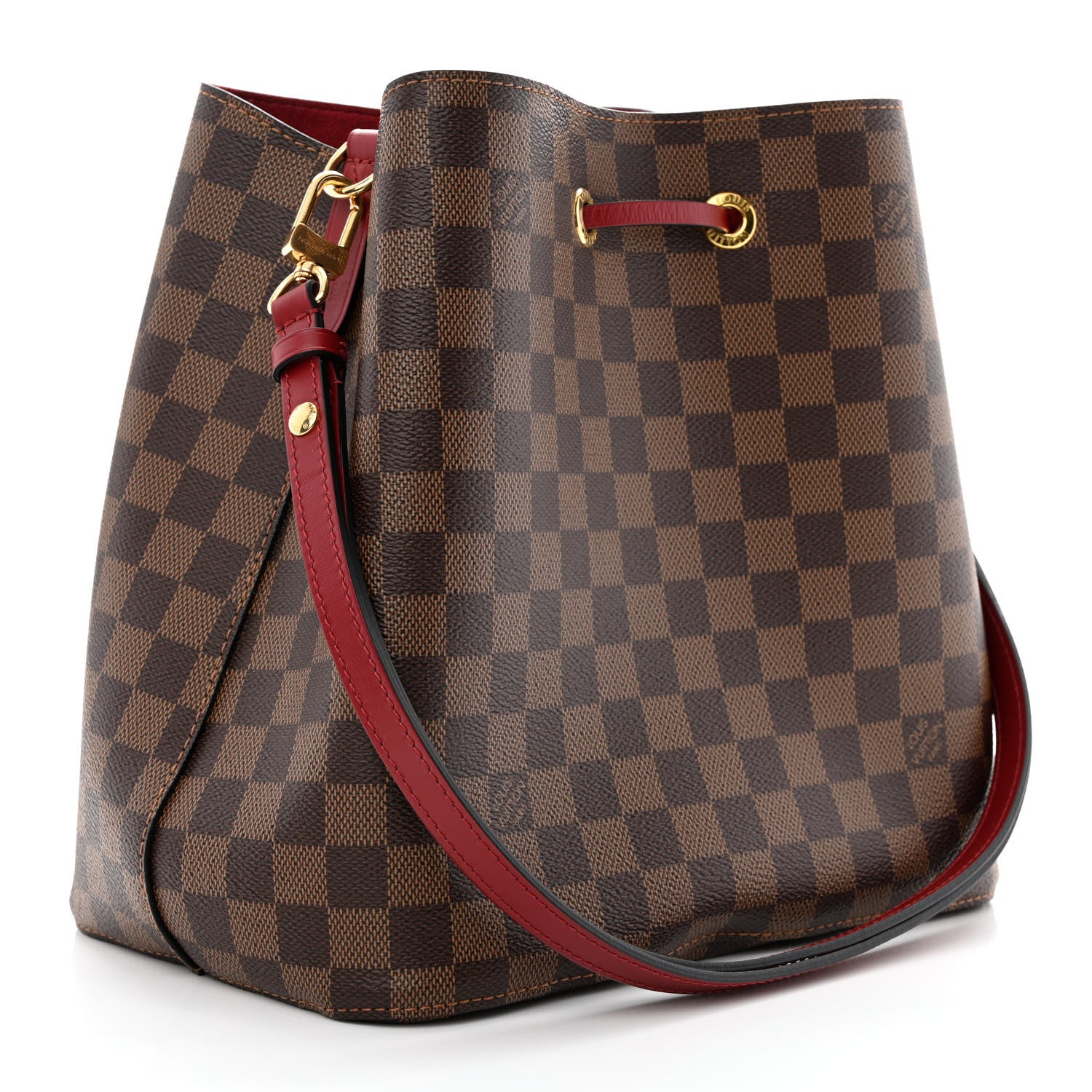 Louis Vuitton Damier Ebene Neonoe MM Cherry Berry 3 of 10