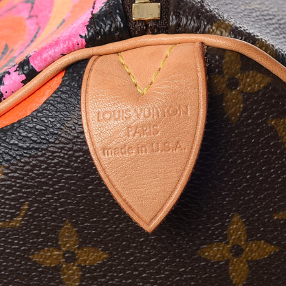 Louis Vuitton Monogram Roses Speedy 30 9 of 9