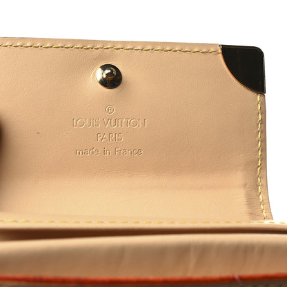 Louis Vuitton Monogram Multicolor Porte-Monnaie Plat Coin Purse White 6 of 7
