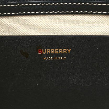 Burberry Calfskin Monogram Motif TB Medium Soft Tote Black 6 of 10
