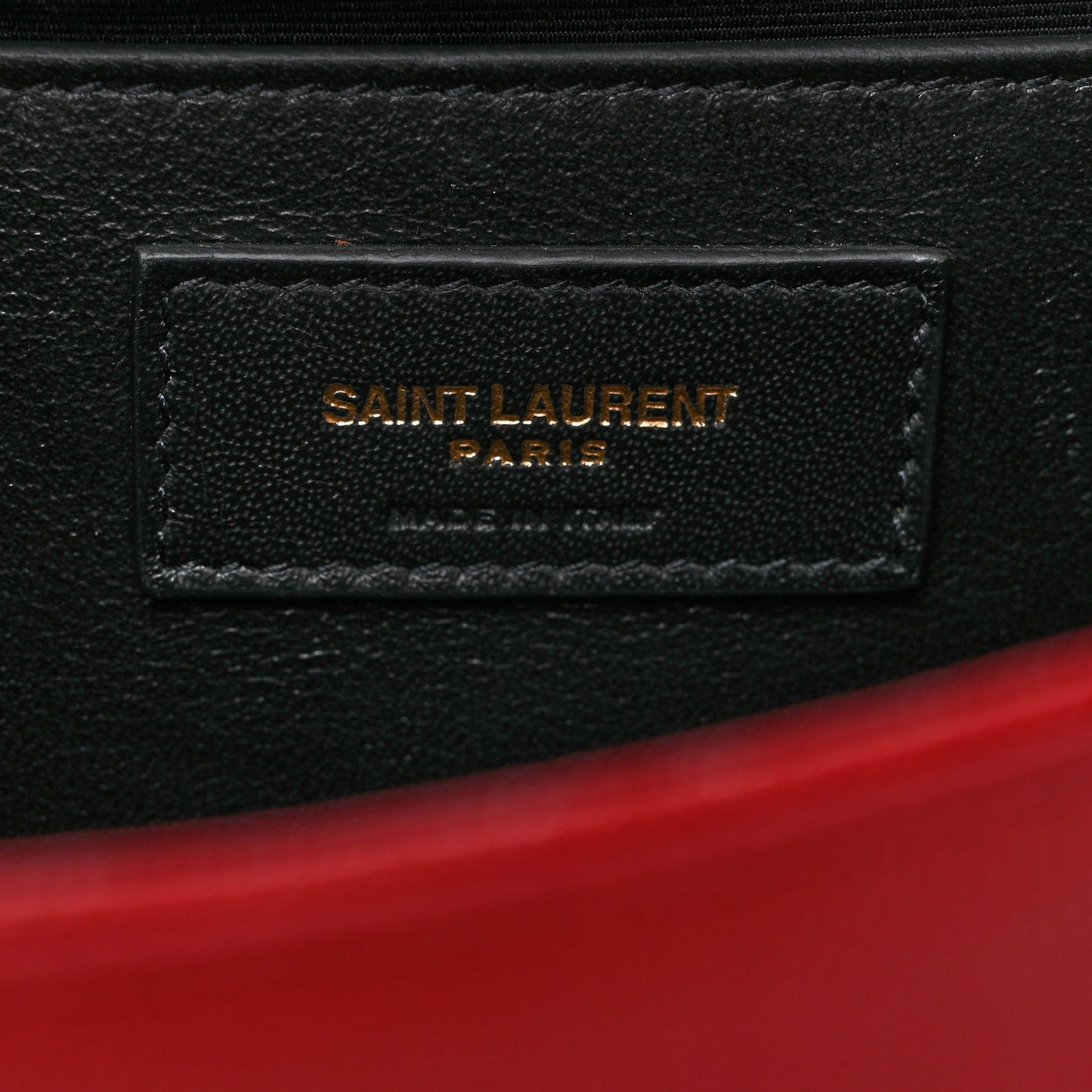 Grain De Poudre Medium Monogram Kate Satchel Rouge Eros