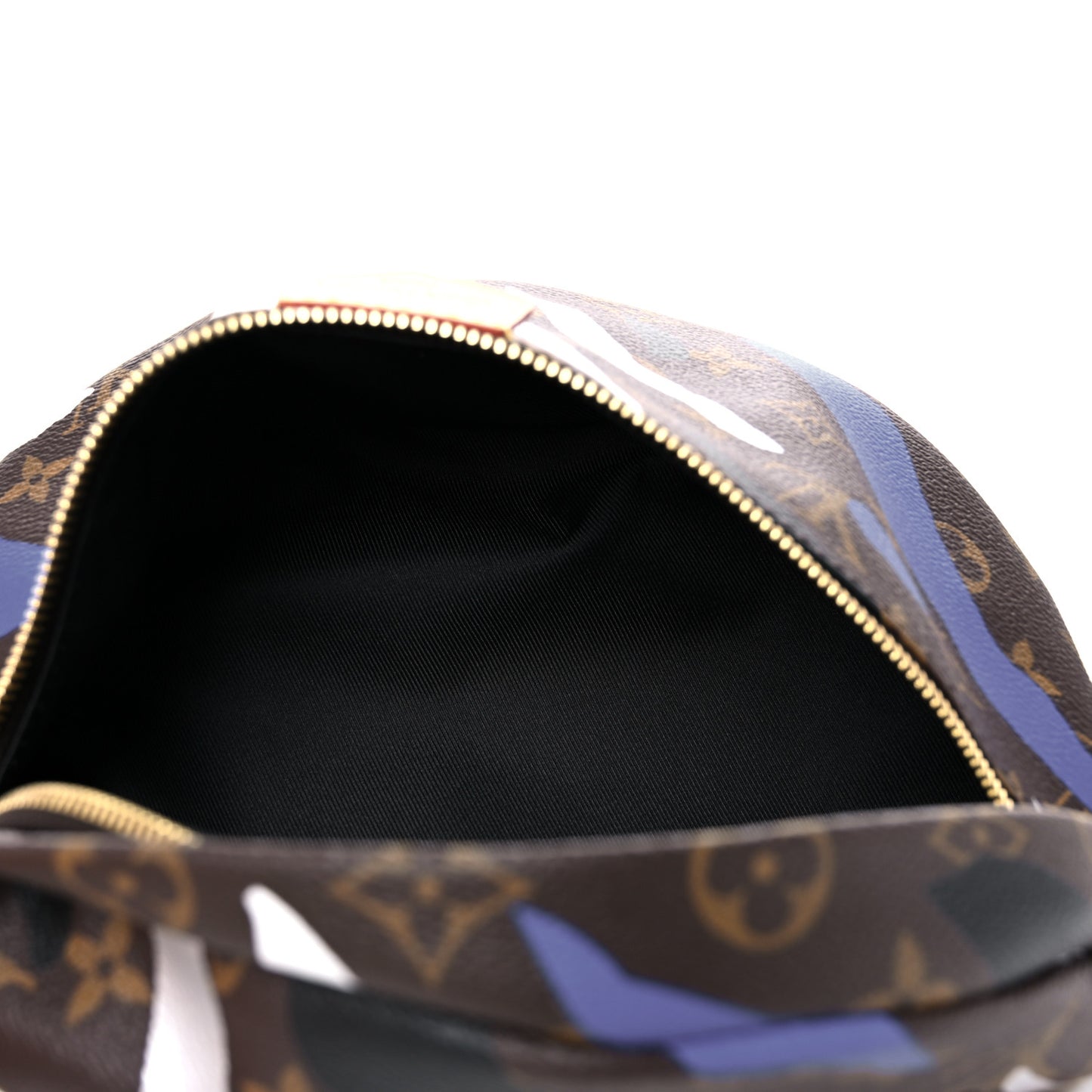 X LOL Monogram Bumbag Blue Silver