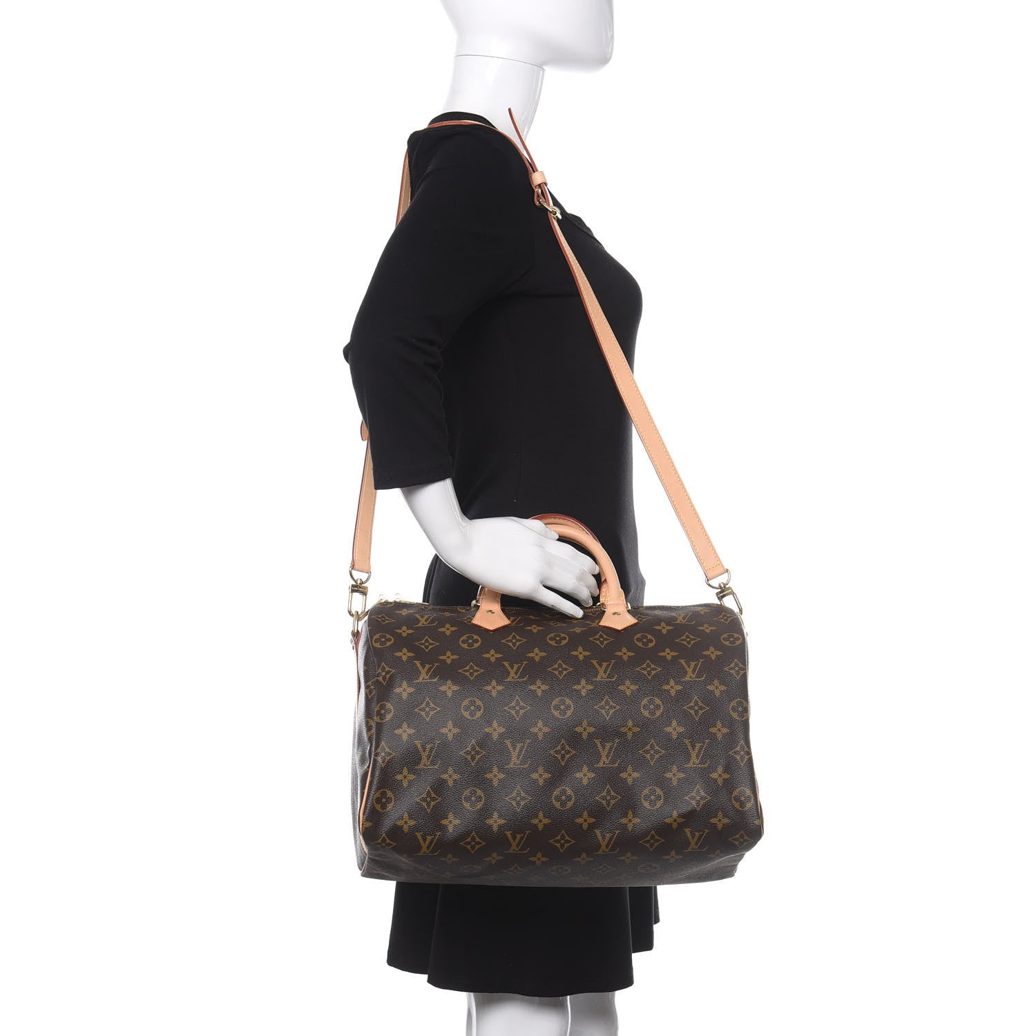 Louis Vuitton Monogram Speedy Bandouliere 35 2 of 10