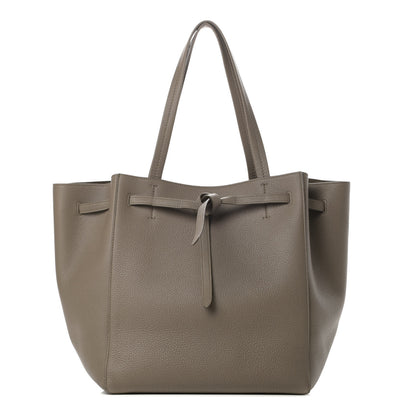 Celine Soft Grained Calfskin Small Belt Cabas Phantom Taupe 1 of 14