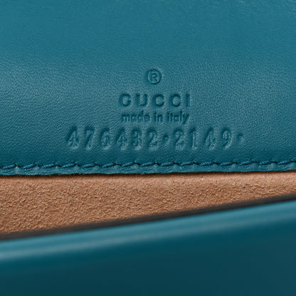 Gucci Velvet Super Mini Dionysus Shoulder Bag Pavone Cyan 6 of 12
