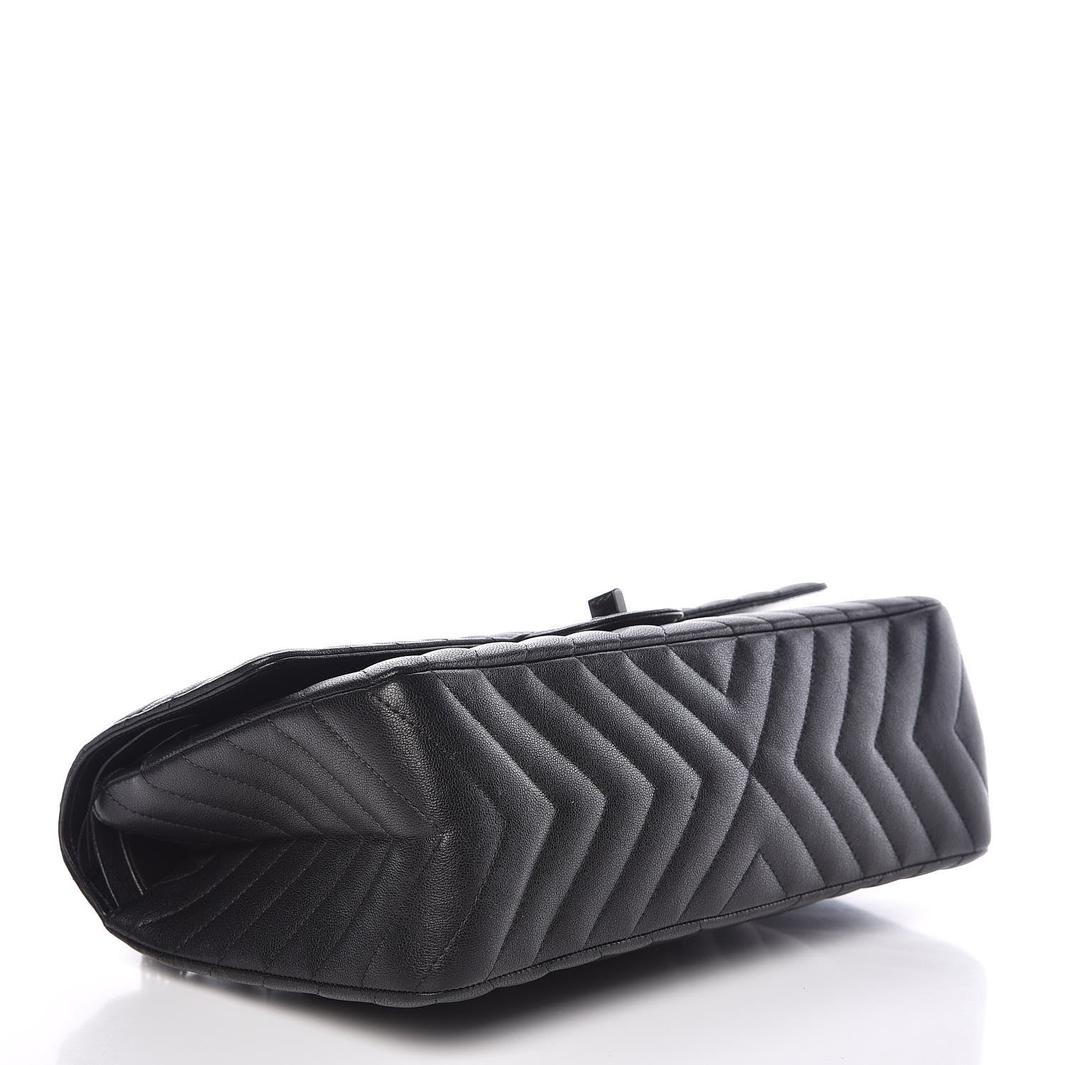 Chanel Sheepskin Chevron Quilted 2.55 Reissue 226 Flap So Black 4 of 9