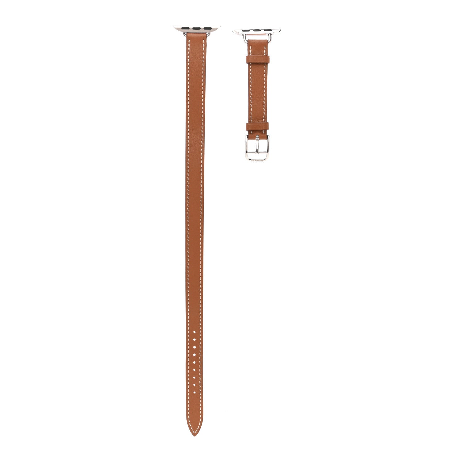 Hermes Swift Apple Watch Double Tour Strap Gold 1 of 5