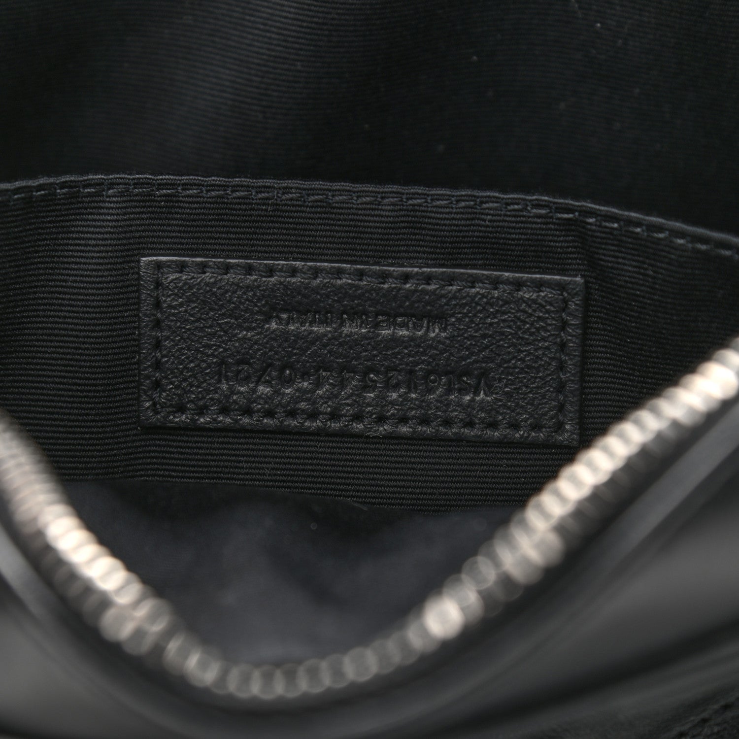 Saint Laurent Calfskin Matelasse Monogram Lou Camera Bag Black 7 of 9