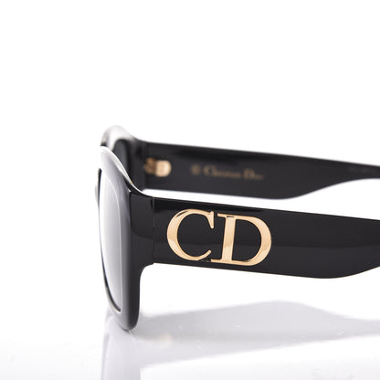 Christian Dior CHRISTIAN Acetate D Dior Sunglasses Black 9 of 10