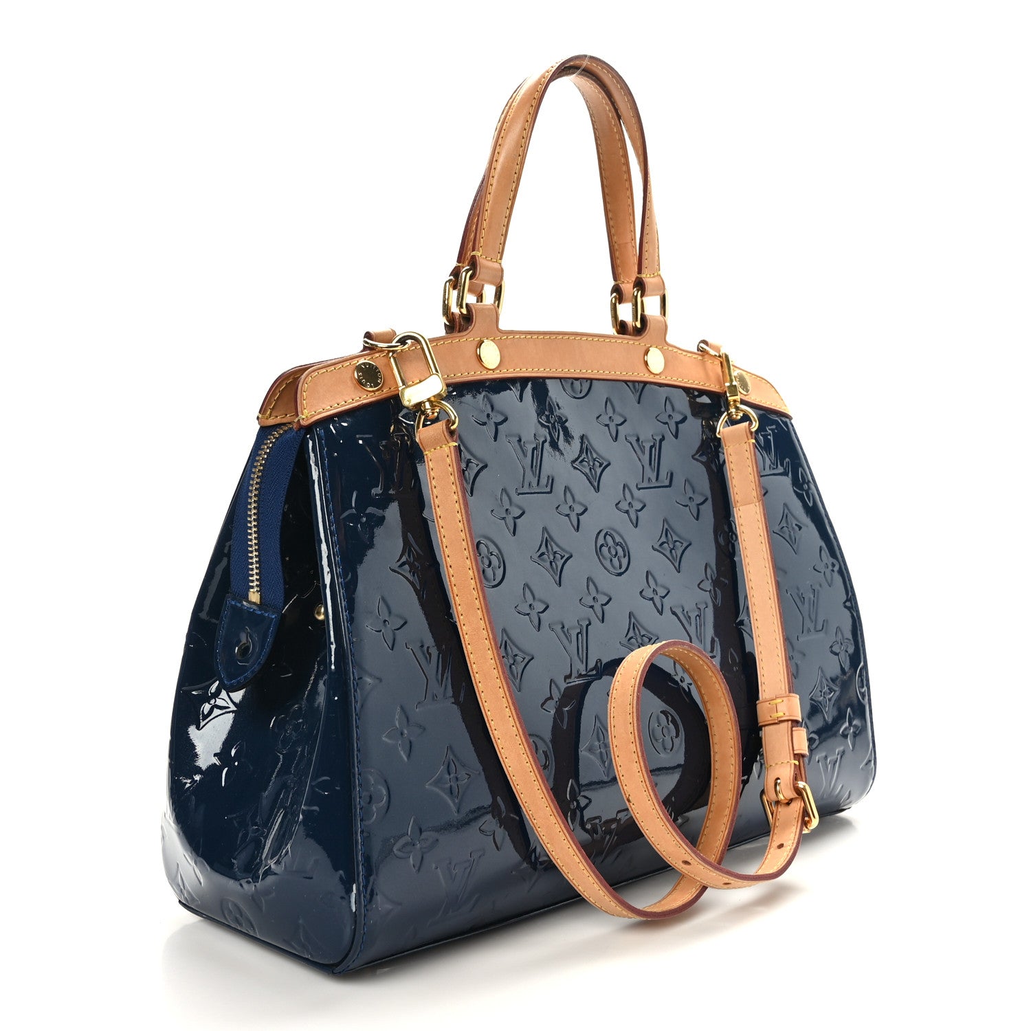 Louis Vuitton Vernis Brea MM Grand Blue 2 of 7