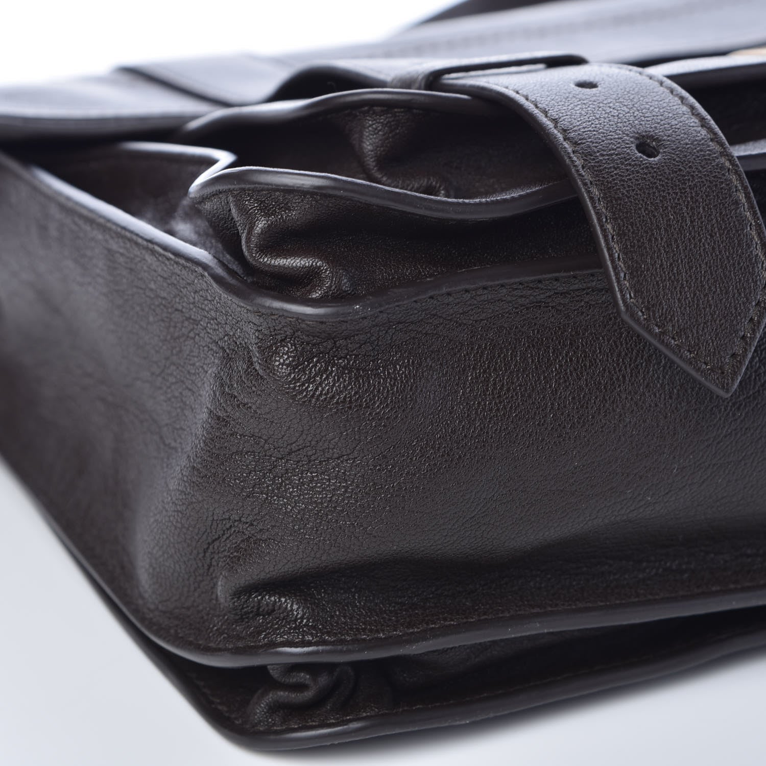 Proenza Schouler Lambskin Medium PS1 Satchel Dark Chocolate 10 of 11