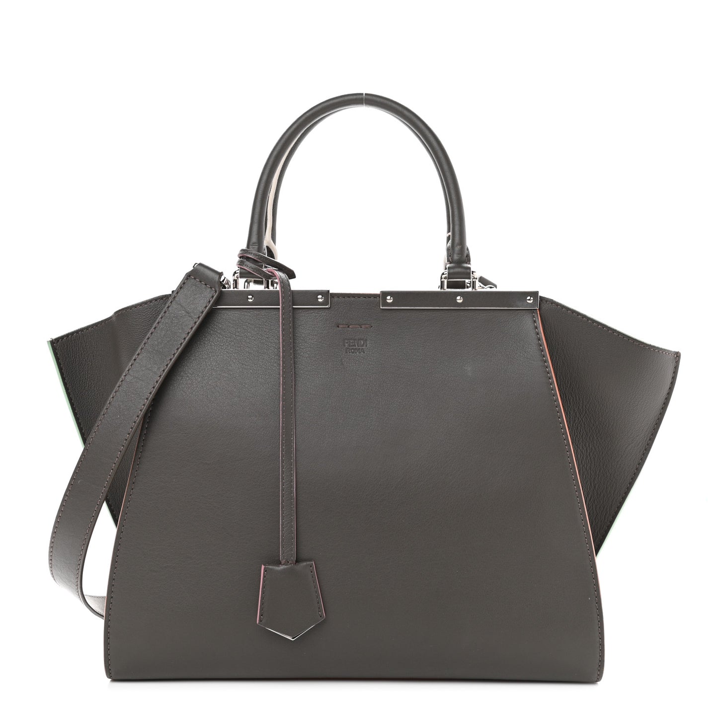 Vitello Dolce Century Petite 3Jours Tote Carbone