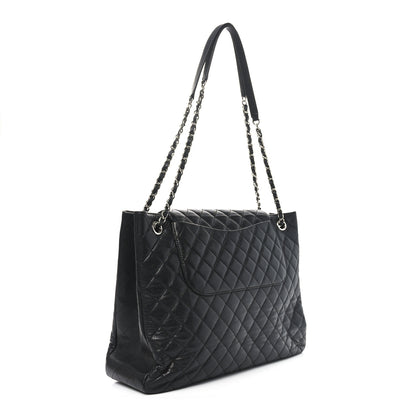 Chanel Caviar Quilted Flap Tote Black 3 of 10