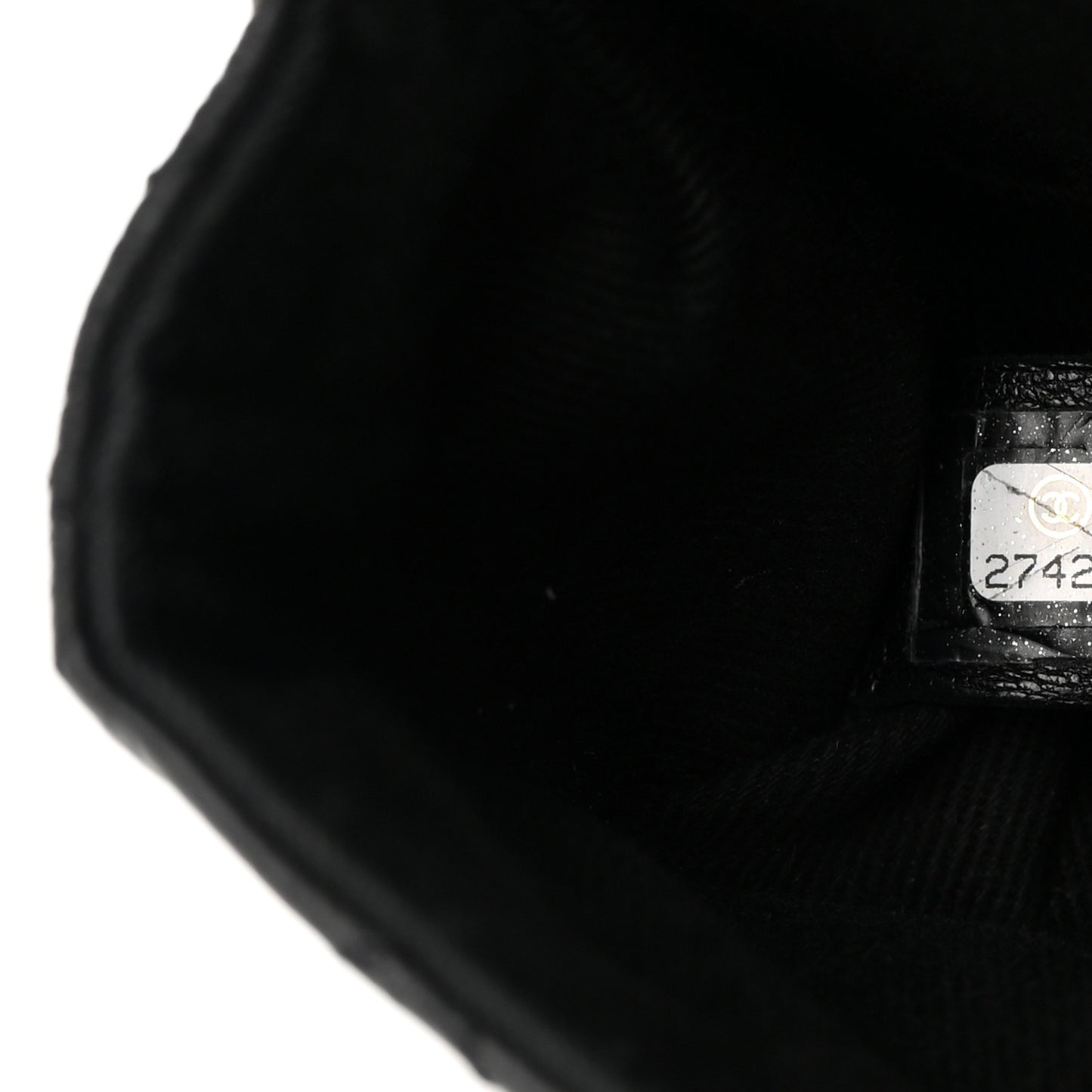 Grained Calfskin Quilted 2.55 Reissue Flap Belt Bag Clutch Black