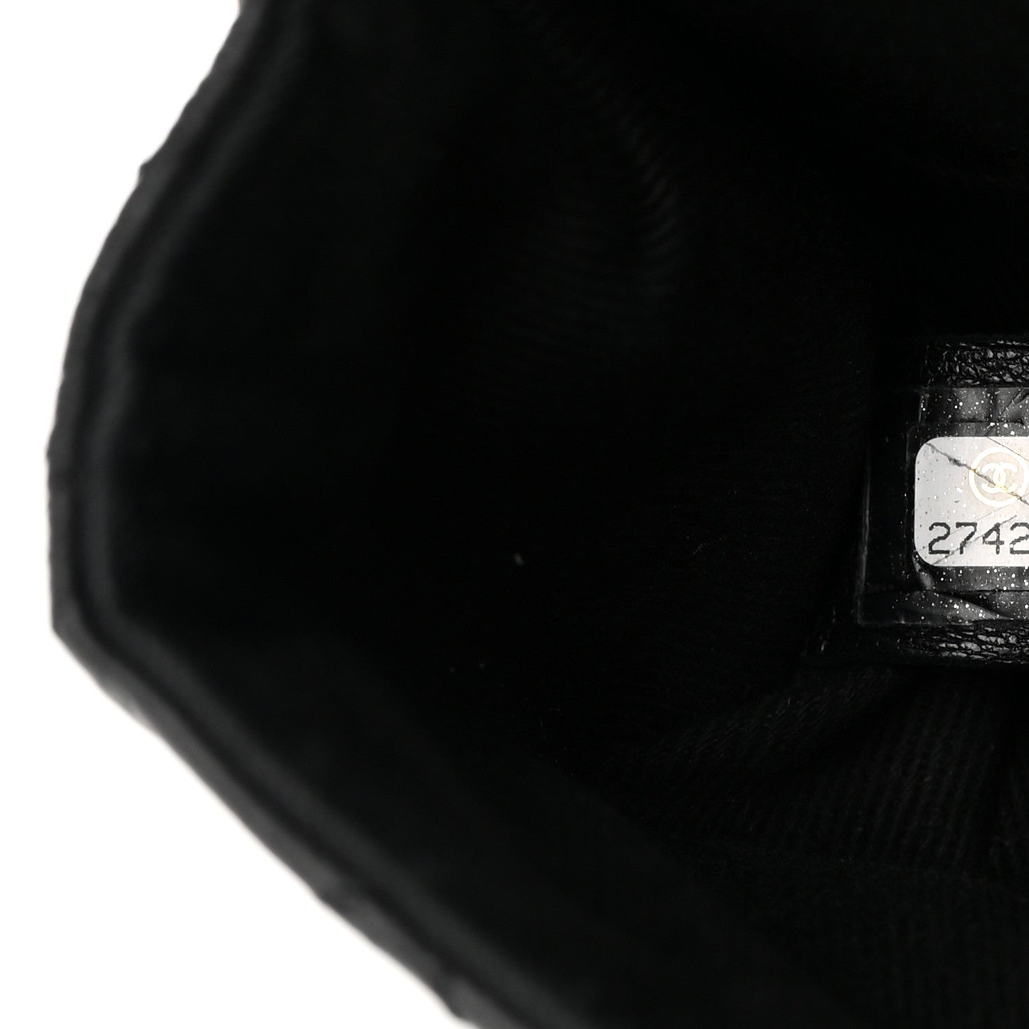 Chanel Grained Calfskin Quilted 2.55 Reissue Flap Belt Bag Clutch Black 8 of 13