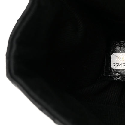 Chanel Grained Calfskin Quilted 2.55 Reissue Flap Belt Bag Clutch Black 8 of 13