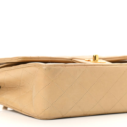 Chanel Lambskin Quilted Medium Double Flap Beige 6 of 13