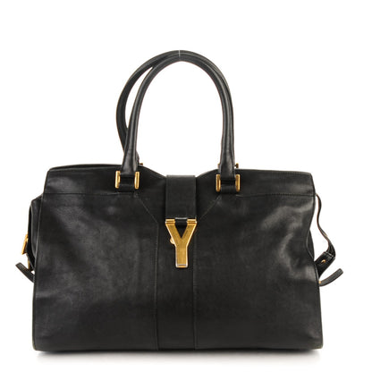 Saint Laurent Sheepskin Medium Cabas ChYc Black 1 of 7