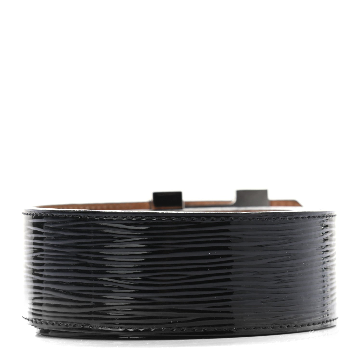 Louis Vuitton Epi Electric 40mm LV Initiales Belt 95 38 Black 2 of 7