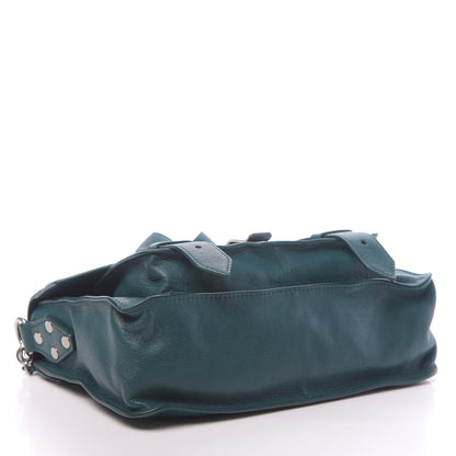 Proenza Schouler Lambskin Tiny PS1 Satchel Dark Teal 4 of 10