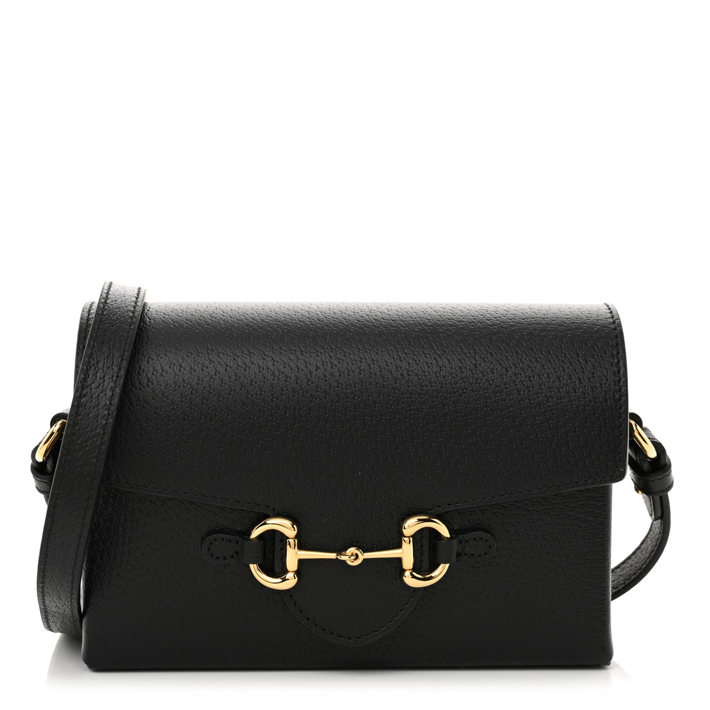 Calfskin Horsebit 1955 Shoulder Bag Black