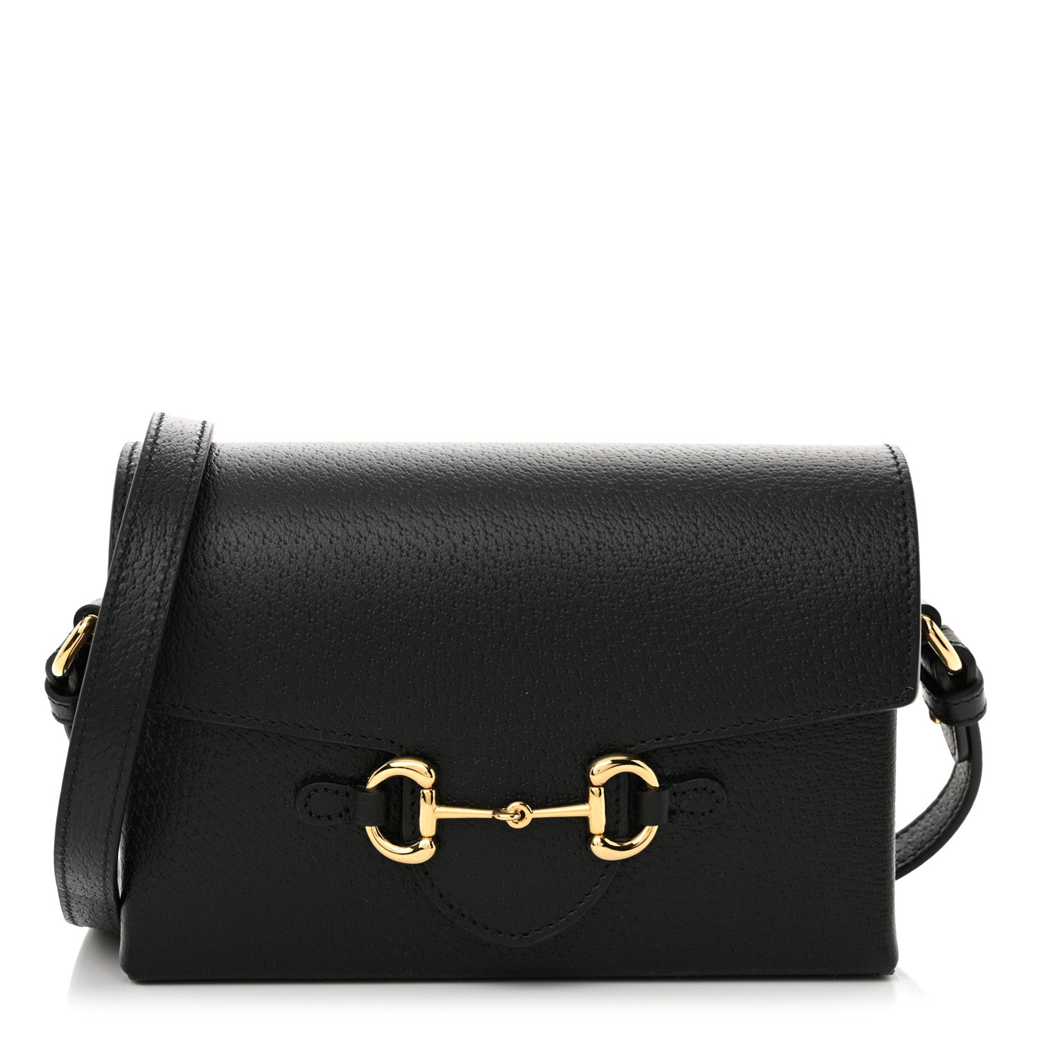 Gucci Calfskin Horsebit 1955 Shoulder Bag Black 1 of 10