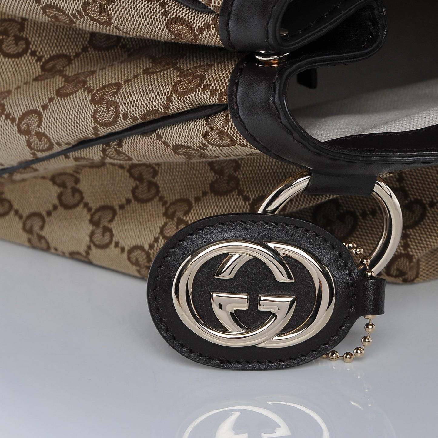 Monogram Medium Sukey Tote Dark Brown
