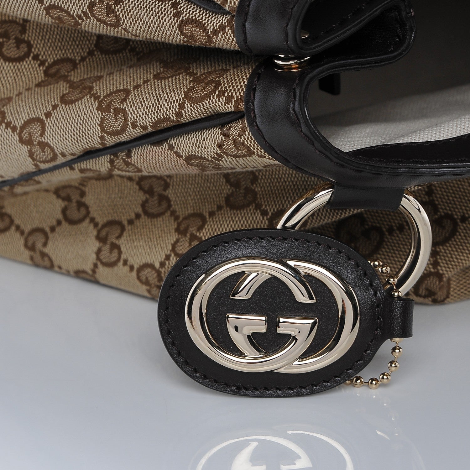 Gucci Monogram Medium Sukey Tote Dark Brown 7 of 7