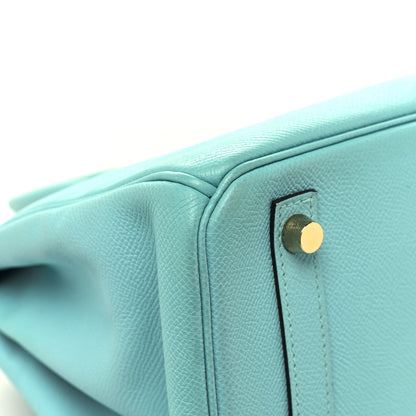 Hermes Epsom BIRKIN 30 Bleu Atoll 11 of 12
