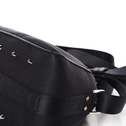 Christian Dior Nylon Crystal Satchel Black 16 of 19
