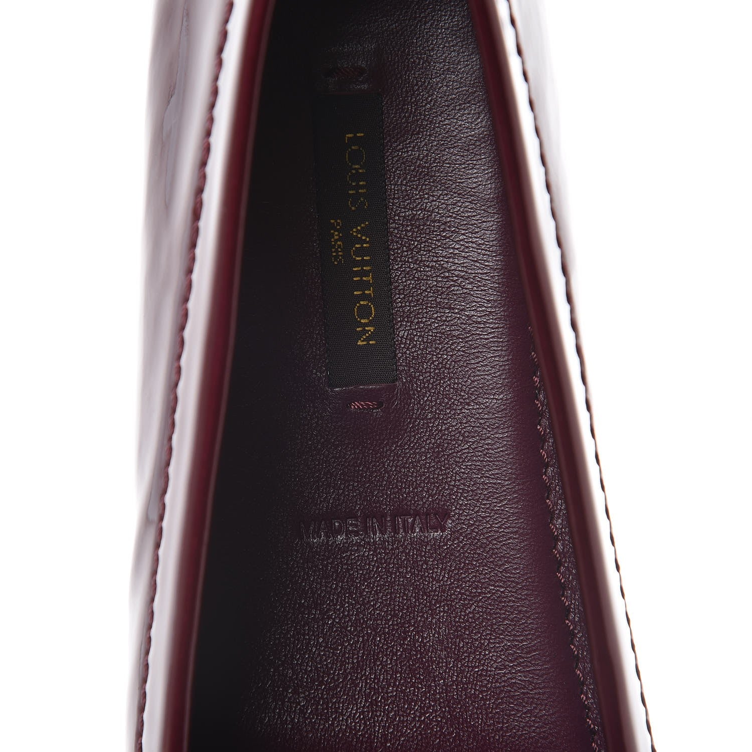 Louis Vuitton Patent Calfskin Oxford Loafers 36.5 Rouge Fauviste 8 of 8