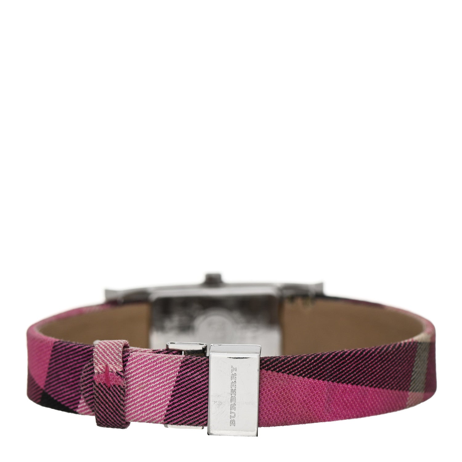 Burberry Stainless Steel Canvas 18mm Heritage Quartz Watch Pink BU1025 3 of 5